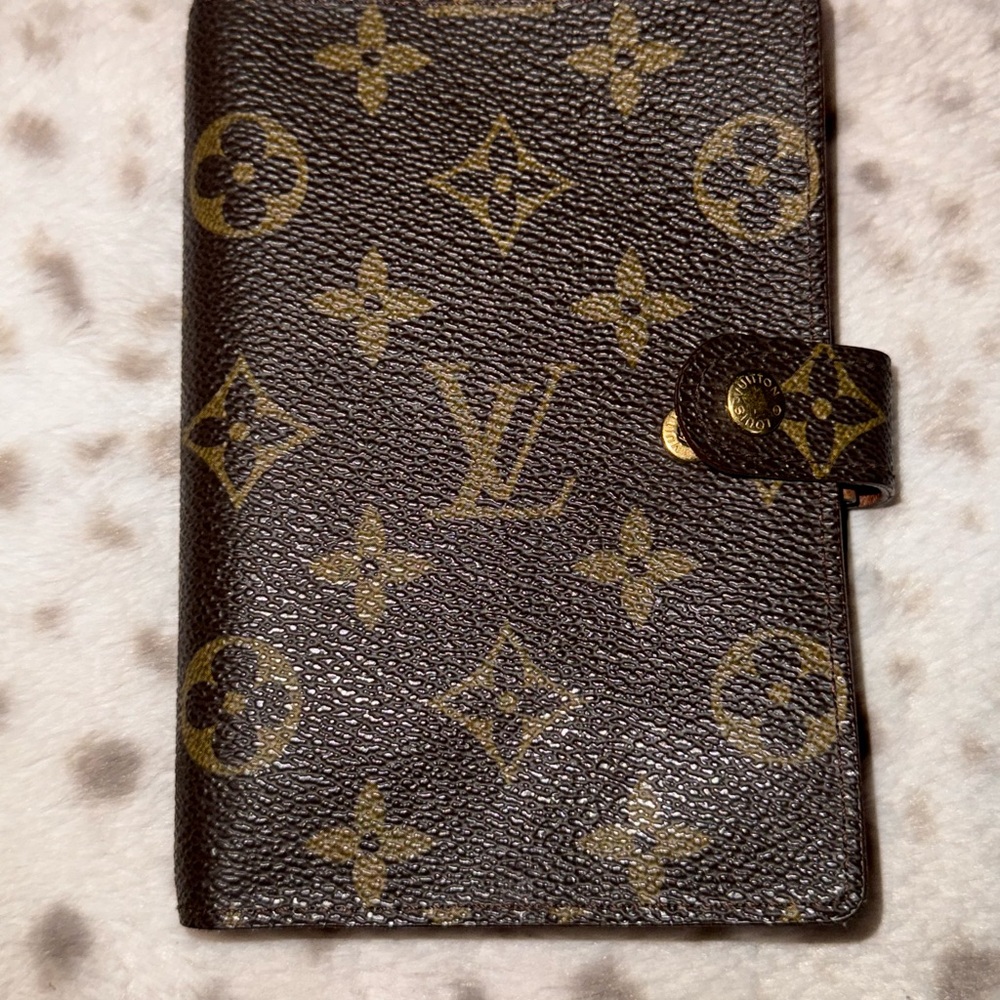 Louis Vuitton Brown and Gold Monogram Card Holder